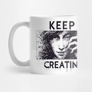 Keep Creating Drawing Mug